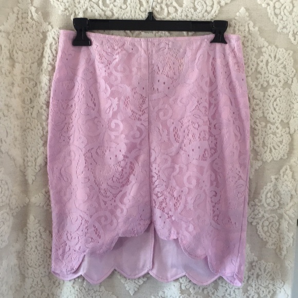 Tobi Dresses & Skirts - COPY - 🌸💜 Beautiful Lacey lilac Tobi skirt💜🌸